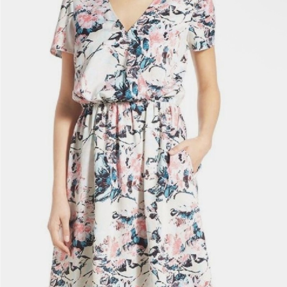 Cooper & Ella Floral V-Neck Dress